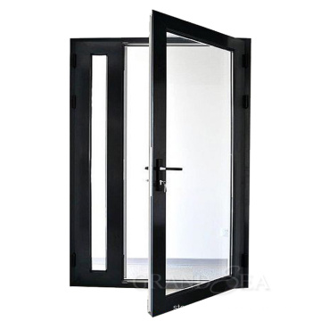 aluminum alloy  exterior door  outside door dark tinted glass door